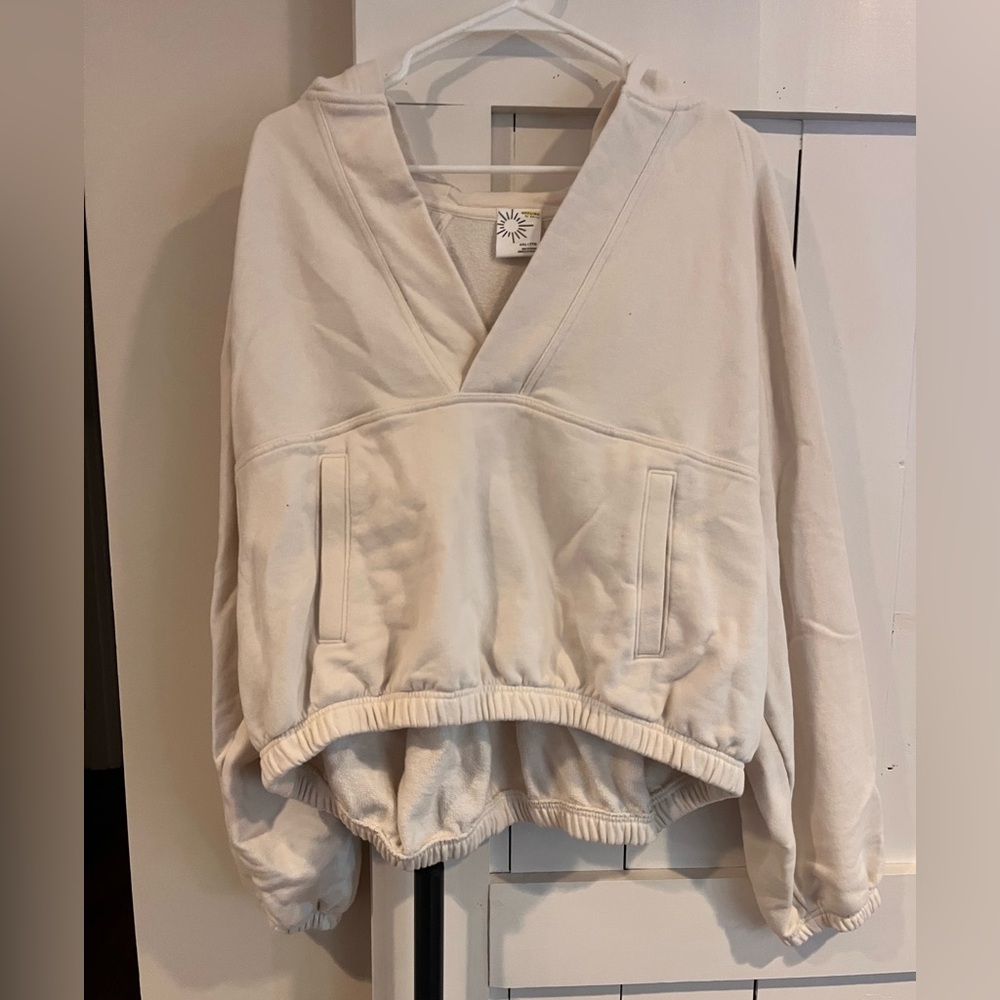Aerie Throwback V-neck Hoodie